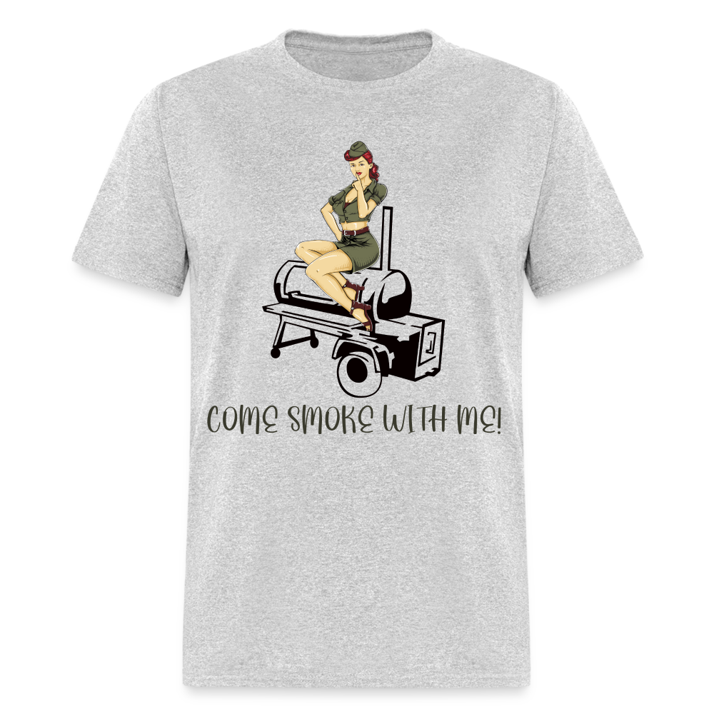 Come Smoke Classic T-Shirt - heather gray