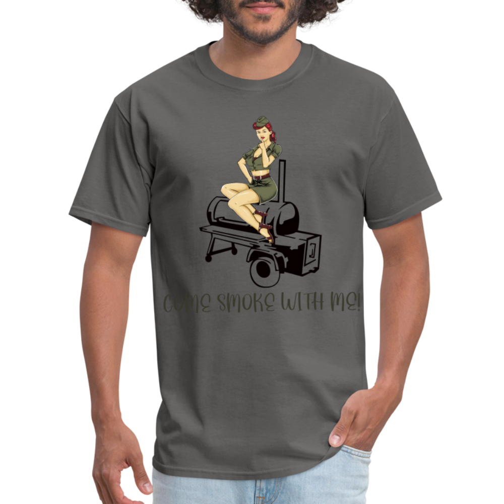 Come Smoke Classic T-Shirt - charcoal