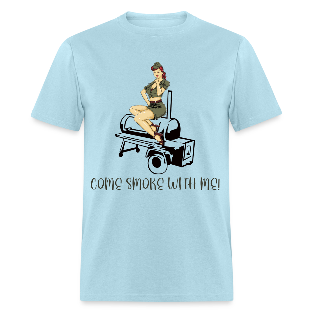 Come Smoke Classic T-Shirt - powder blue