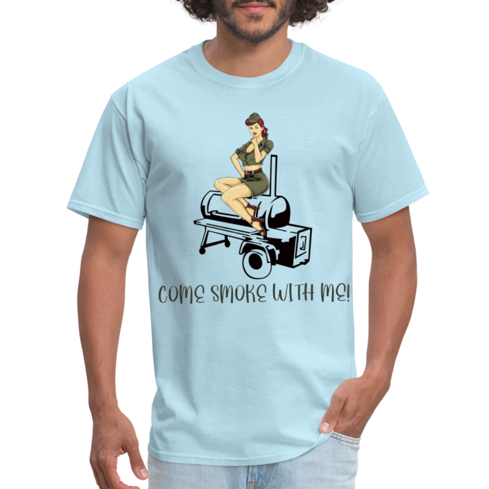 Come Smoke Classic T-Shirt - powder blue