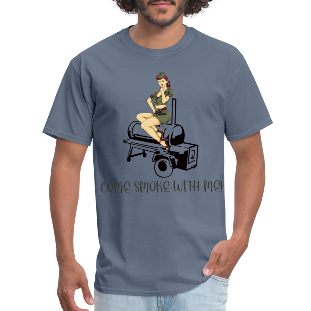 Come Smoke Classic T-Shirt - denim