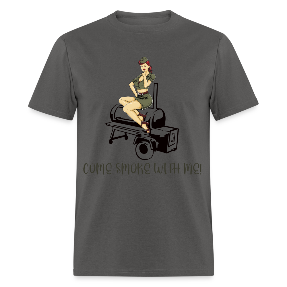 Come Smoke Classic T-Shirt - charcoal