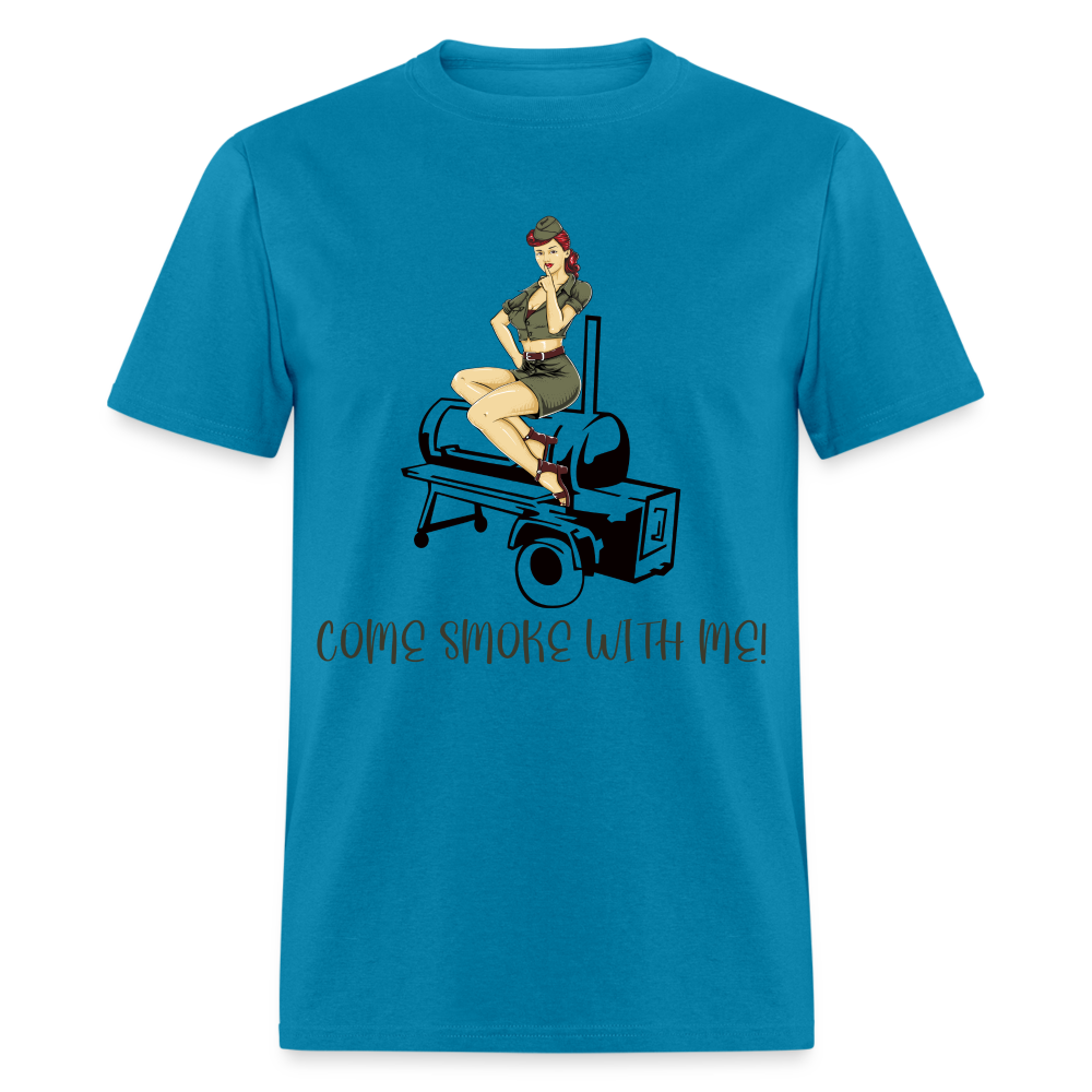 Come Smoke Classic T-Shirt - turquoise