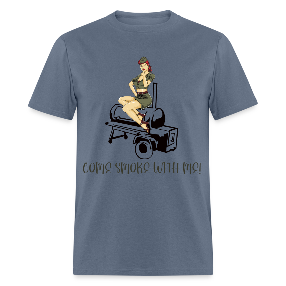 Come Smoke Classic T-Shirt - denim