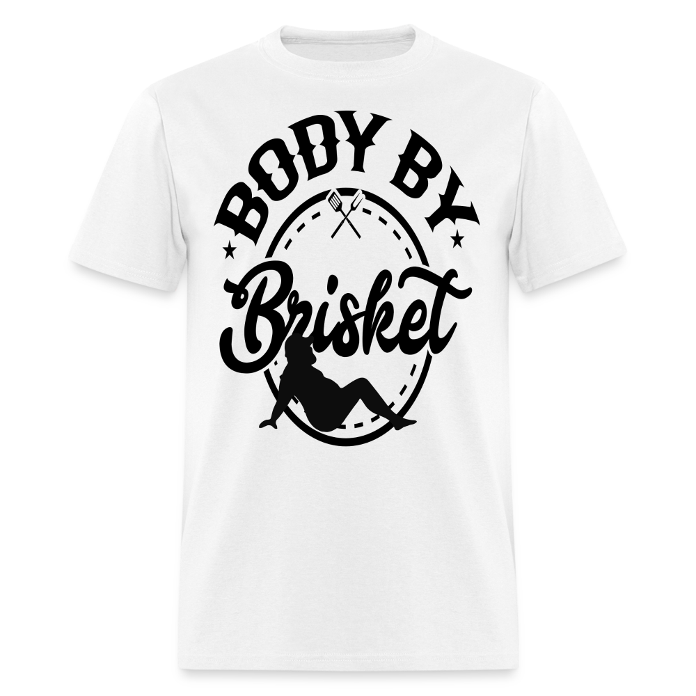 Dad Bod By Brisket Classic T-Shirt - white
