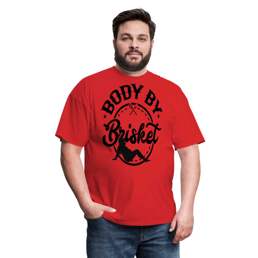 Dad Bod By Brisket Classic T-Shirt - red