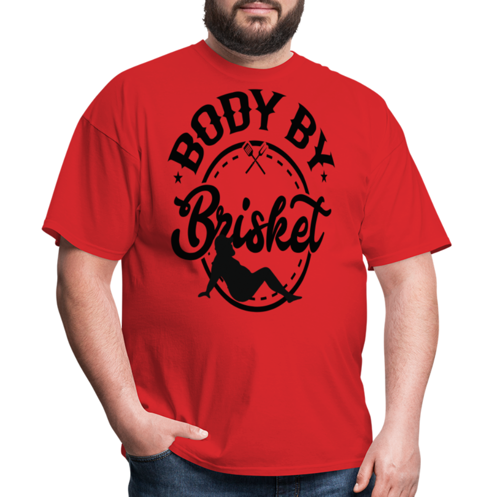 Dad Bod By Brisket Classic T-Shirt - red