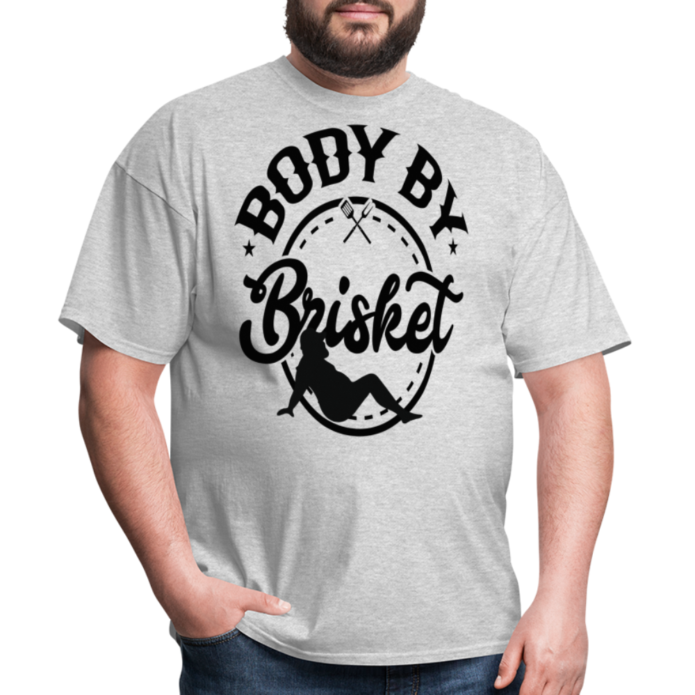 Dad Bod By Brisket Classic T-Shirt - heather gray