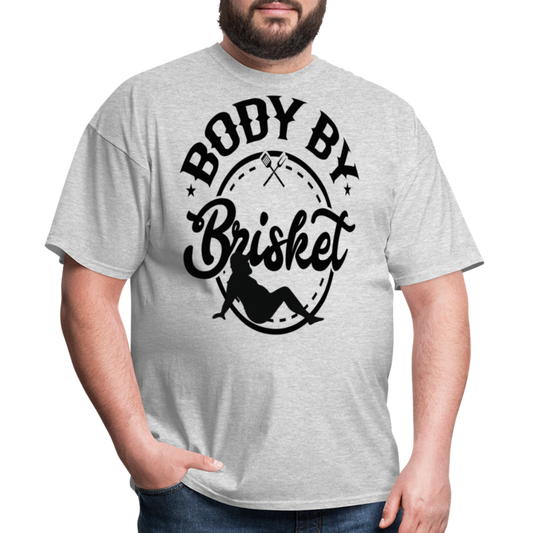 Dad Bod By Brisket Classic T-Shirt - heather gray