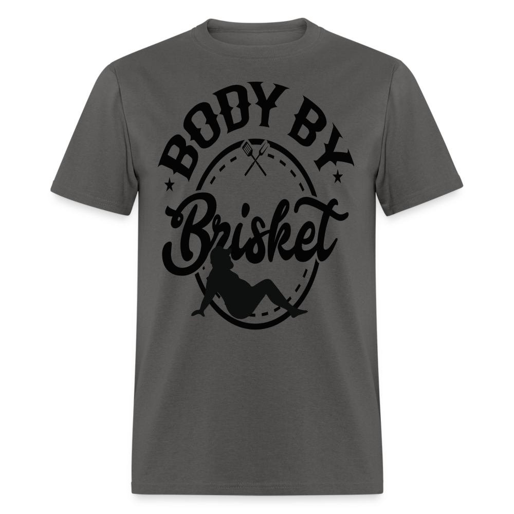 Dad Bod By Brisket Classic T-Shirt - charcoal