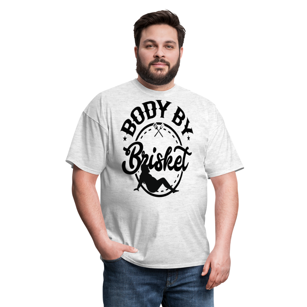 Dad Bod By Brisket Classic T-Shirt - light heather gray