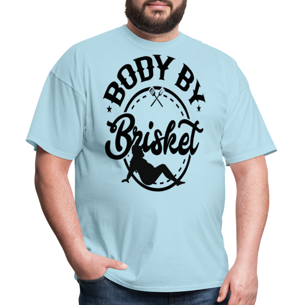 Dad Bod By Brisket Classic T-Shirt - powder blue
