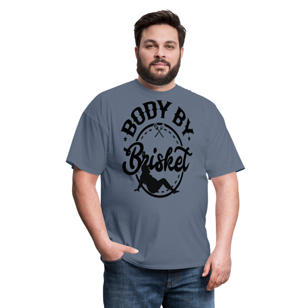 Dad Bod By Brisket Classic T-Shirt - denim