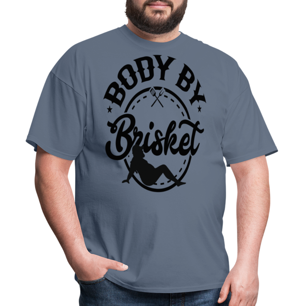 Dad Bod By Brisket Classic T-Shirt - denim