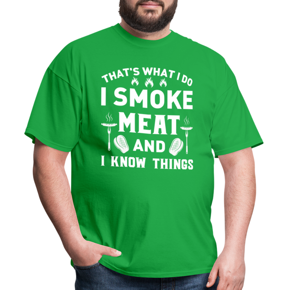 I Know Things Classic T-Shirt - bright green