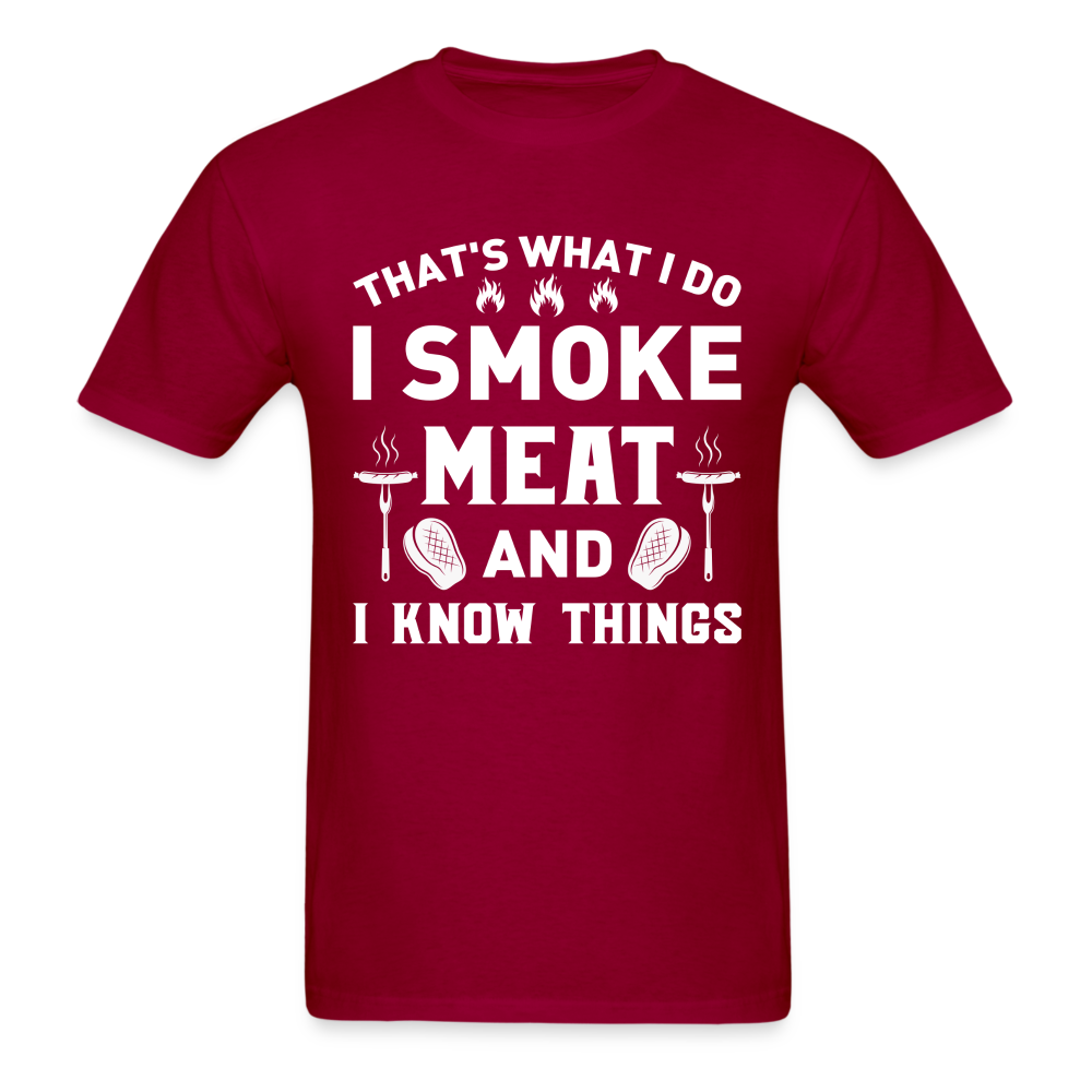 I Know Things Classic T-Shirt - dark red