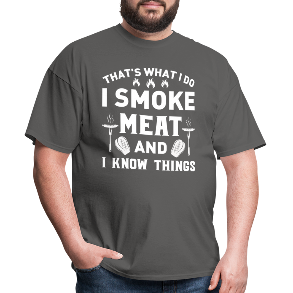 I Know Things Classic T-Shirt - charcoal