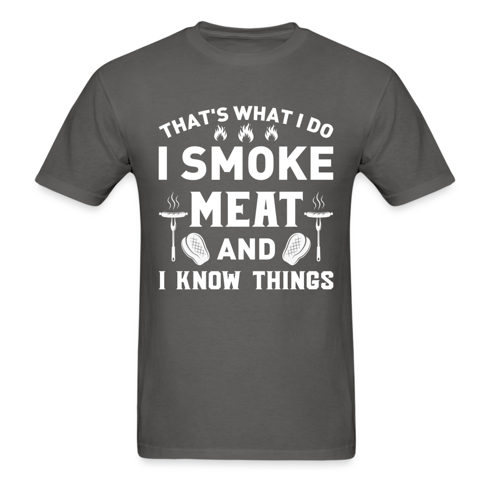 I Know Things Classic T-Shirt - charcoal