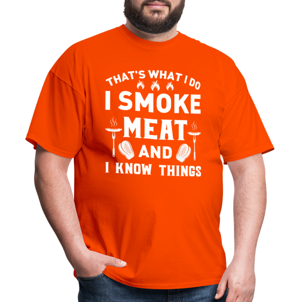 I Know Things Classic T-Shirt - orange