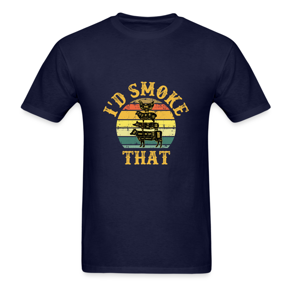 I'd Smoke That Classic T-Shirt - navy