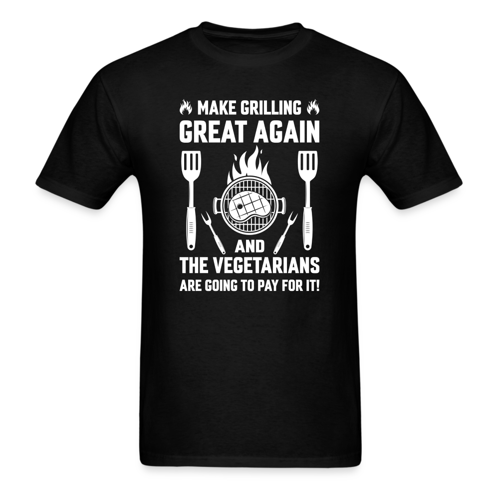 Make Grilling Great Classic T-Shirt - black
