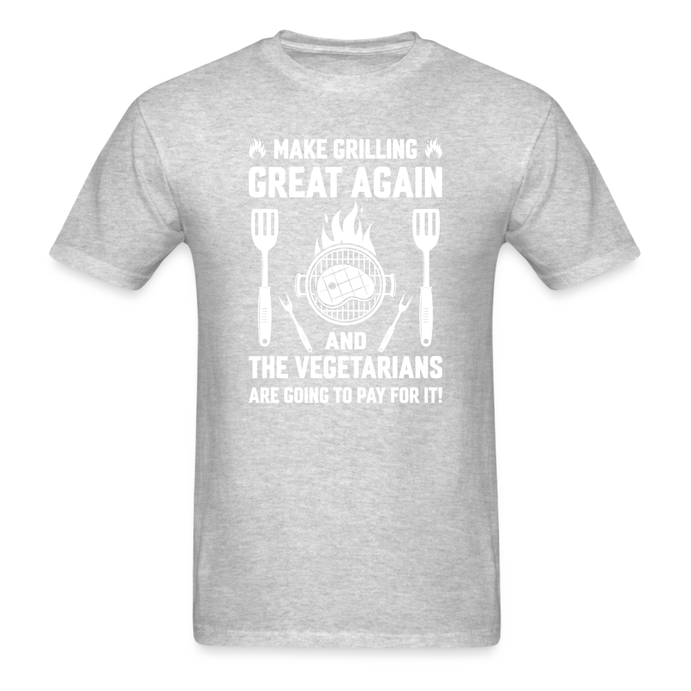 Make Grilling Great Classic T-Shirt - heather gray
