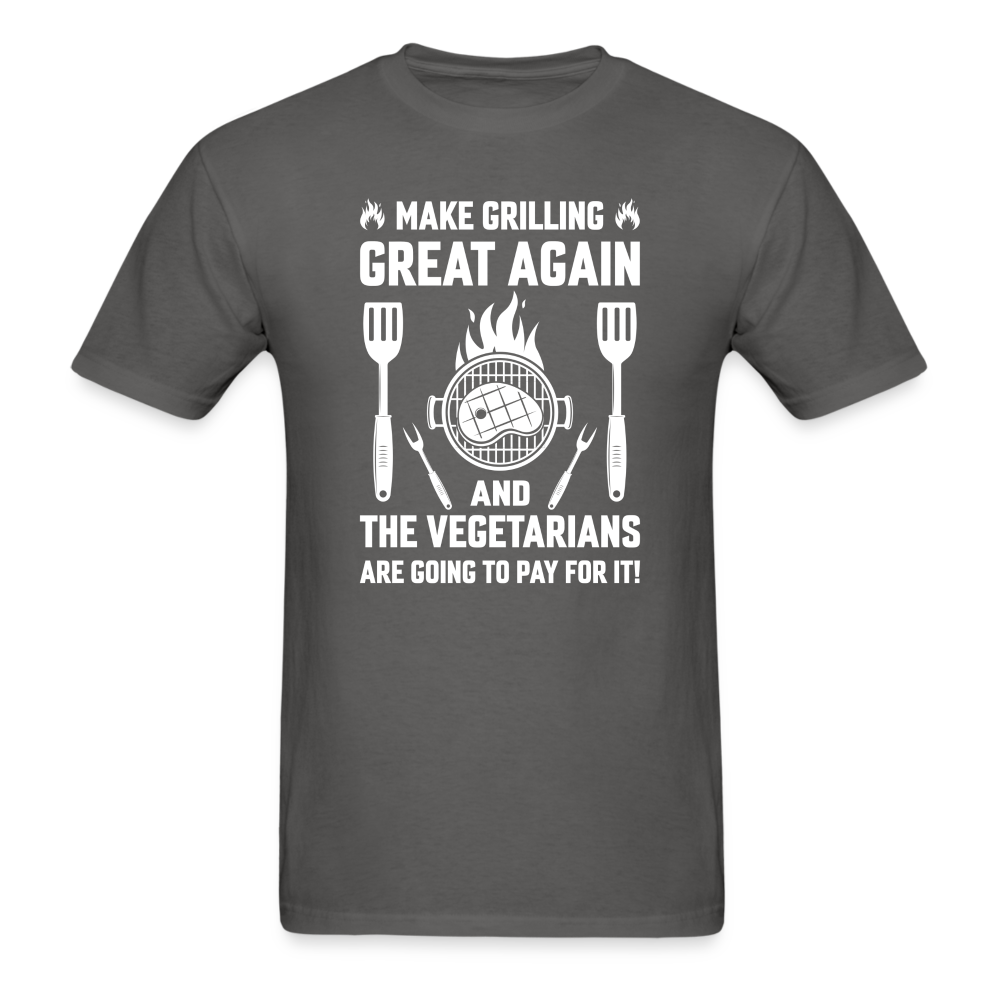 Make Grilling Great Classic T-Shirt - charcoal