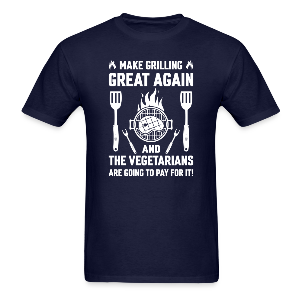Make Grilling Great Classic T-Shirt - navy