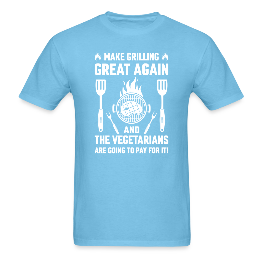 Make Grilling Great Classic T-Shirt - aquatic blue