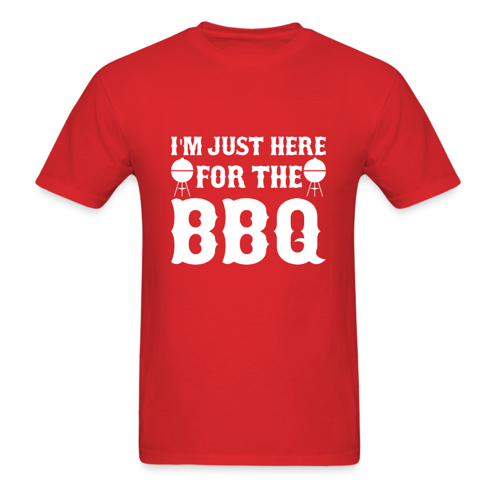 Here For BBQ Classic T-Shirt - red