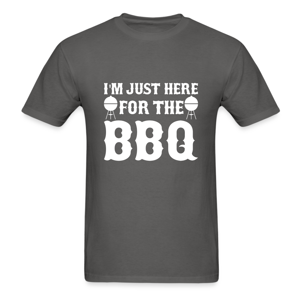 Here For BBQ Classic T-Shirt - charcoal