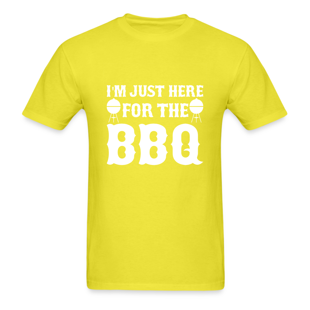 Here For BBQ Classic T-Shirt - yellow