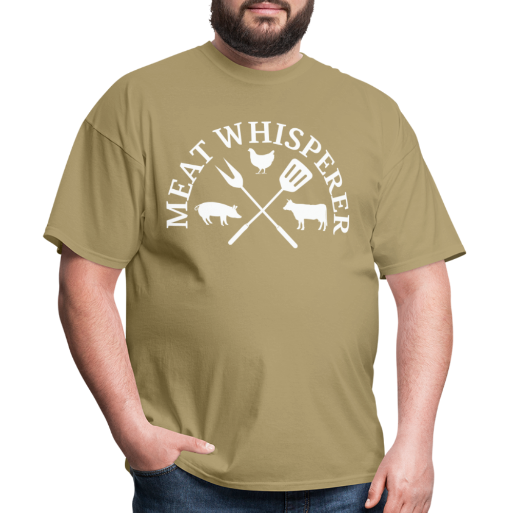 Meat Whisperer Classic T-Shirt - khaki