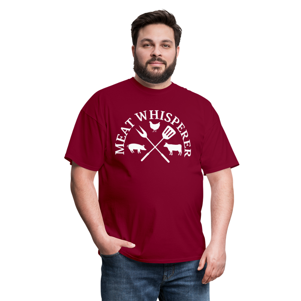 Meat Whisperer Classic T-Shirt - burgundy