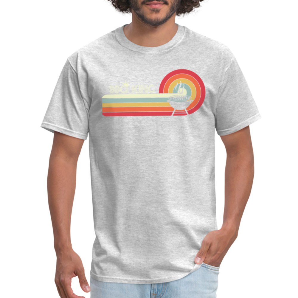 BBQ King T-Shirt - heather gray