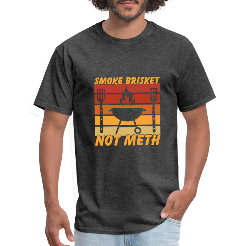 Smoke Brisket T-Shirt - heather black