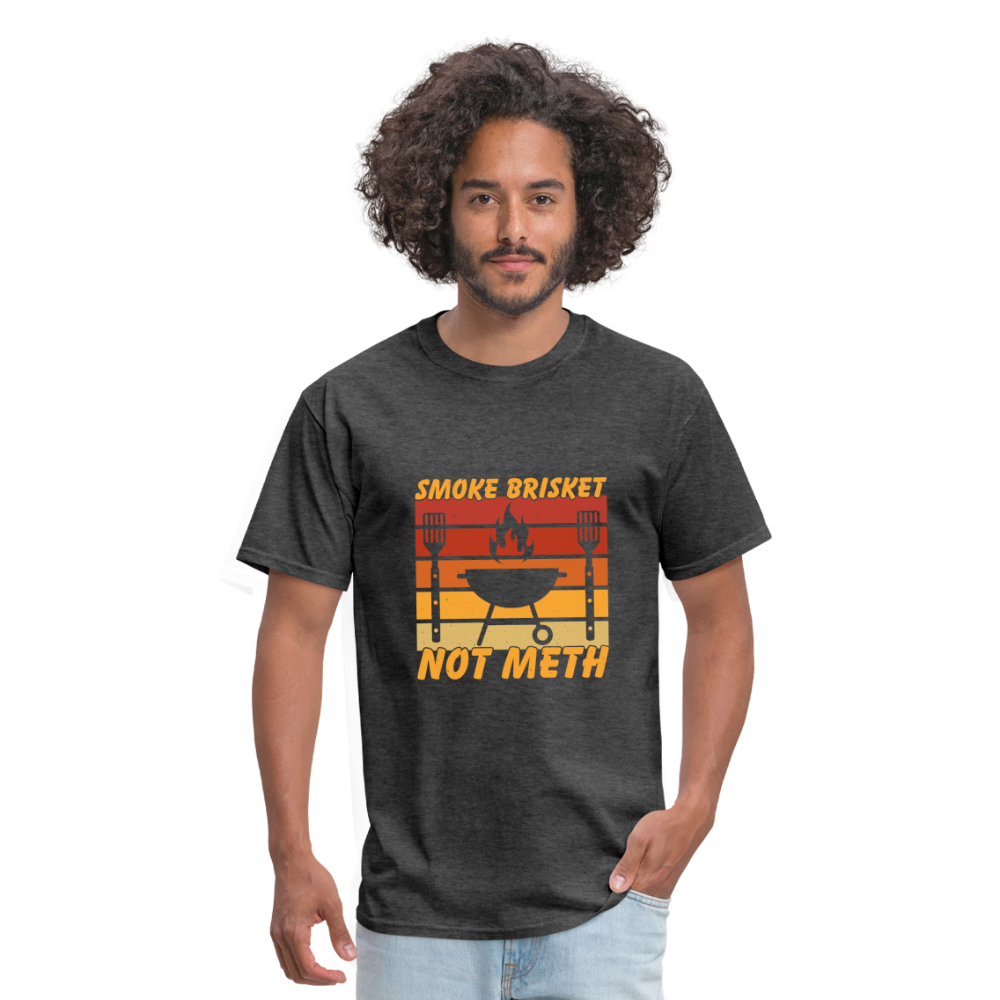 Smoke Brisket T-Shirt - heather black