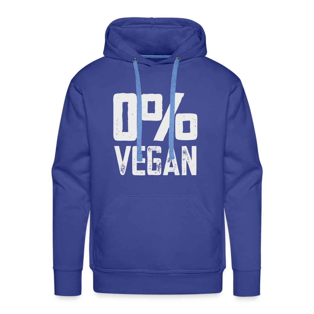 0% Vegan Premium Hoodie - royal blue