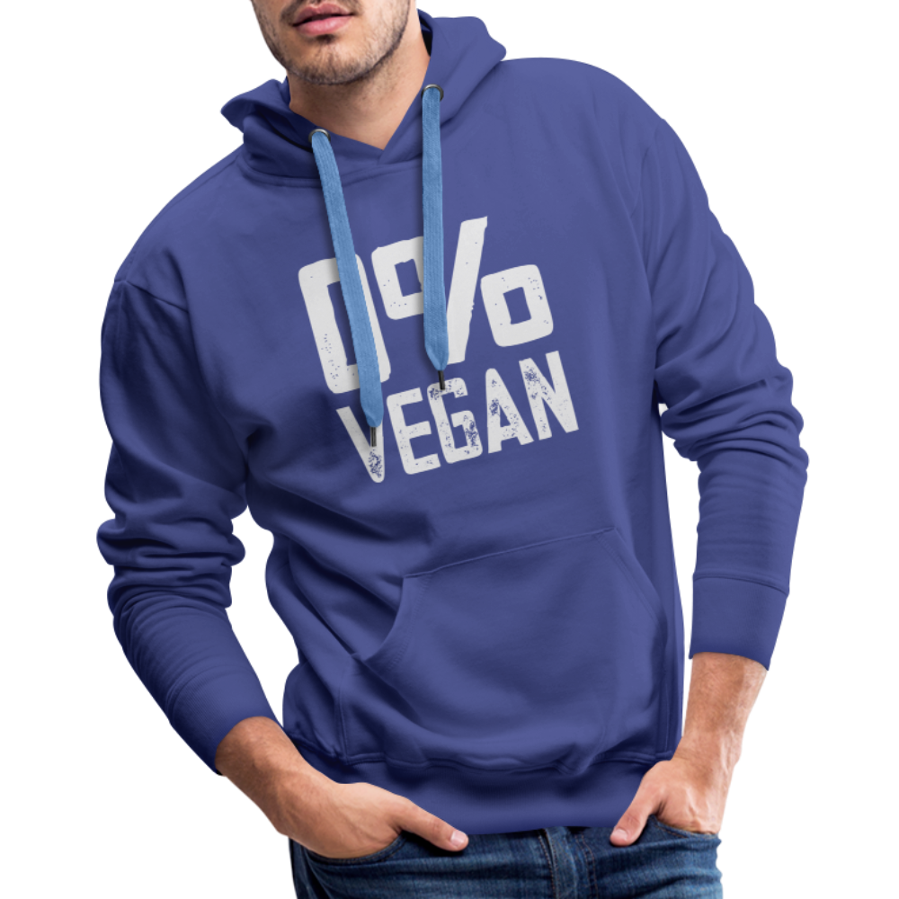 0% Vegan Premium Hoodie - royal blue