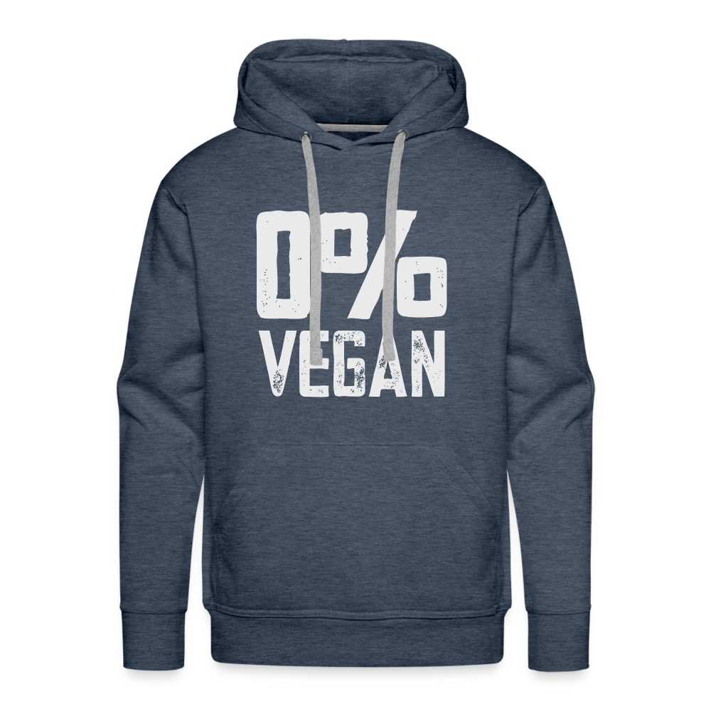 0% Vegan Premium Hoodie - heather denim