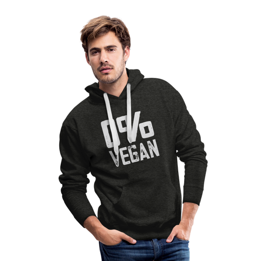 0% Vegan Premium Hoodie - charcoal grey