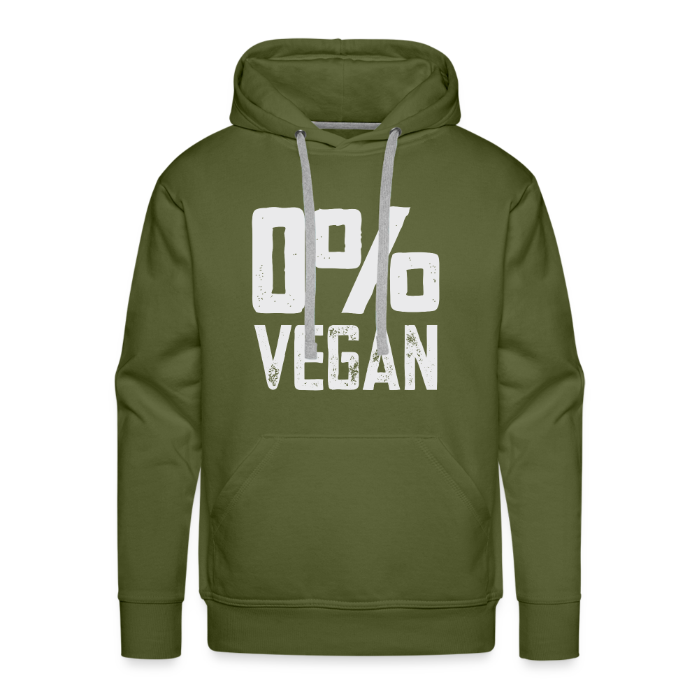 0% Vegan Premium Hoodie - olive green
