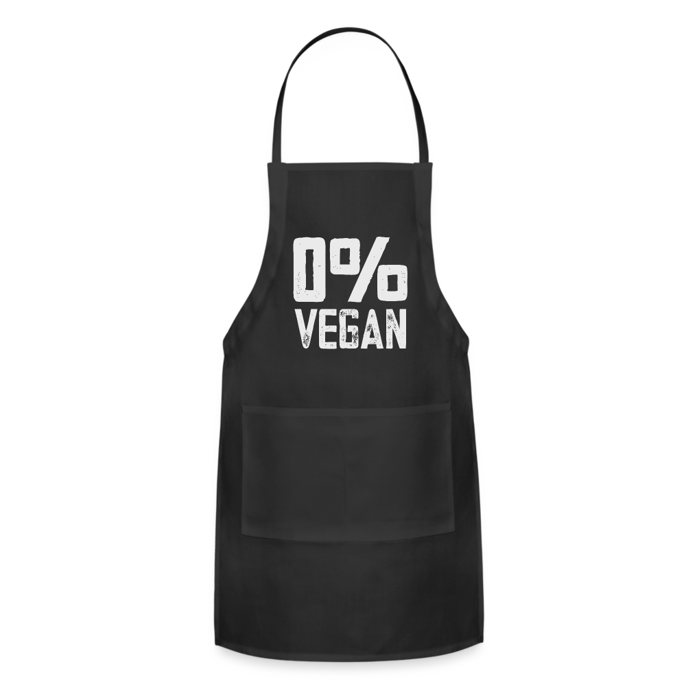 0% Vegan Adjustable Apron - black
