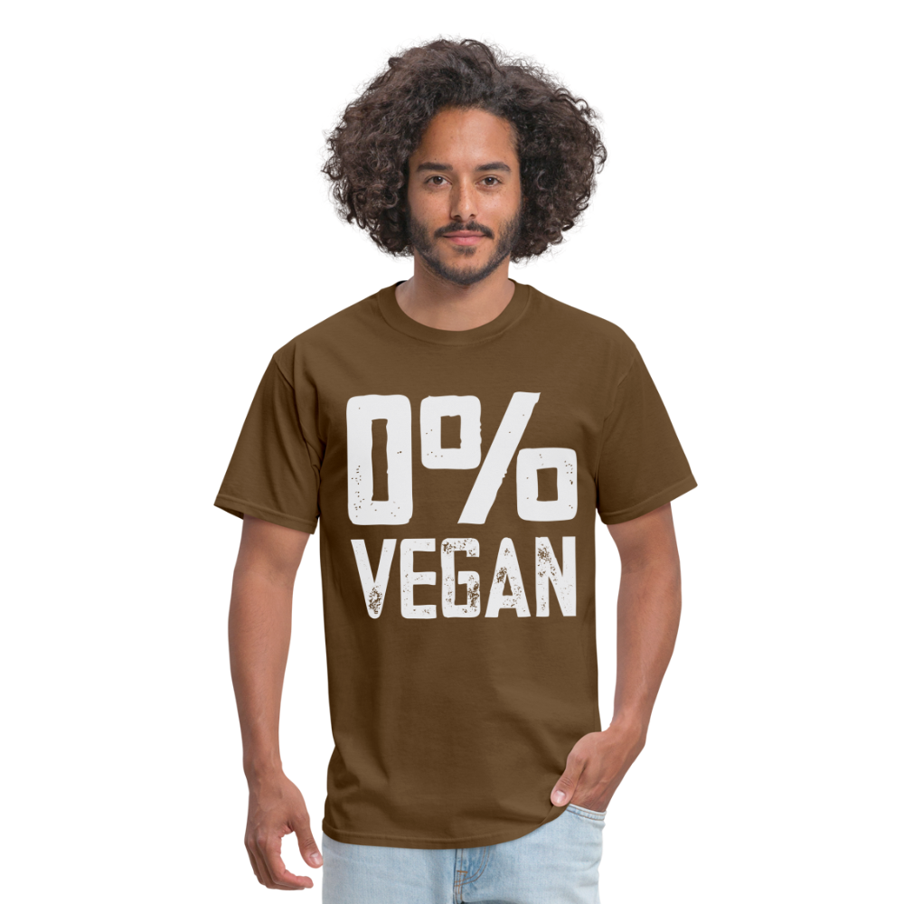 0% Vegan T-Shirt - brown