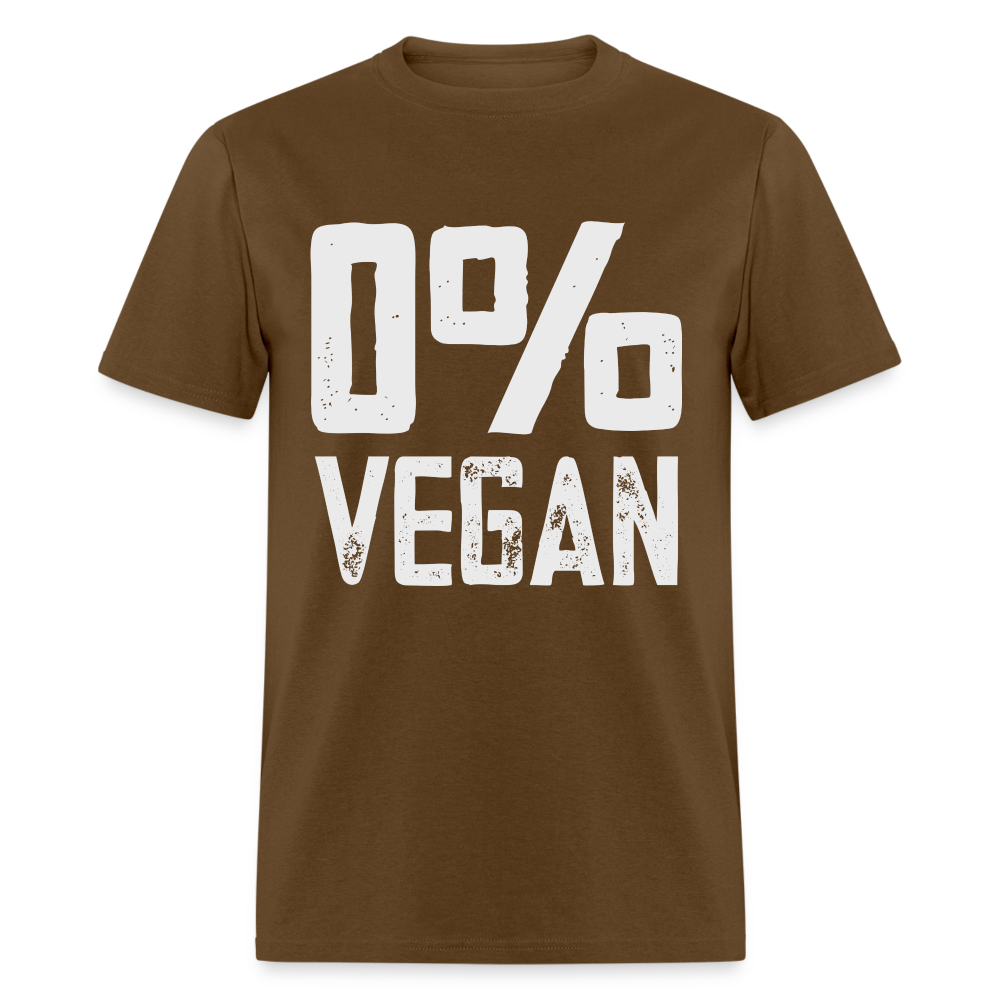 0% Vegan T-Shirt - brown