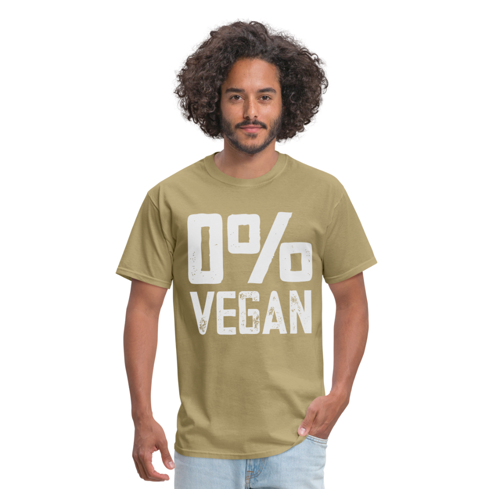 0% Vegan T-Shirt - khaki