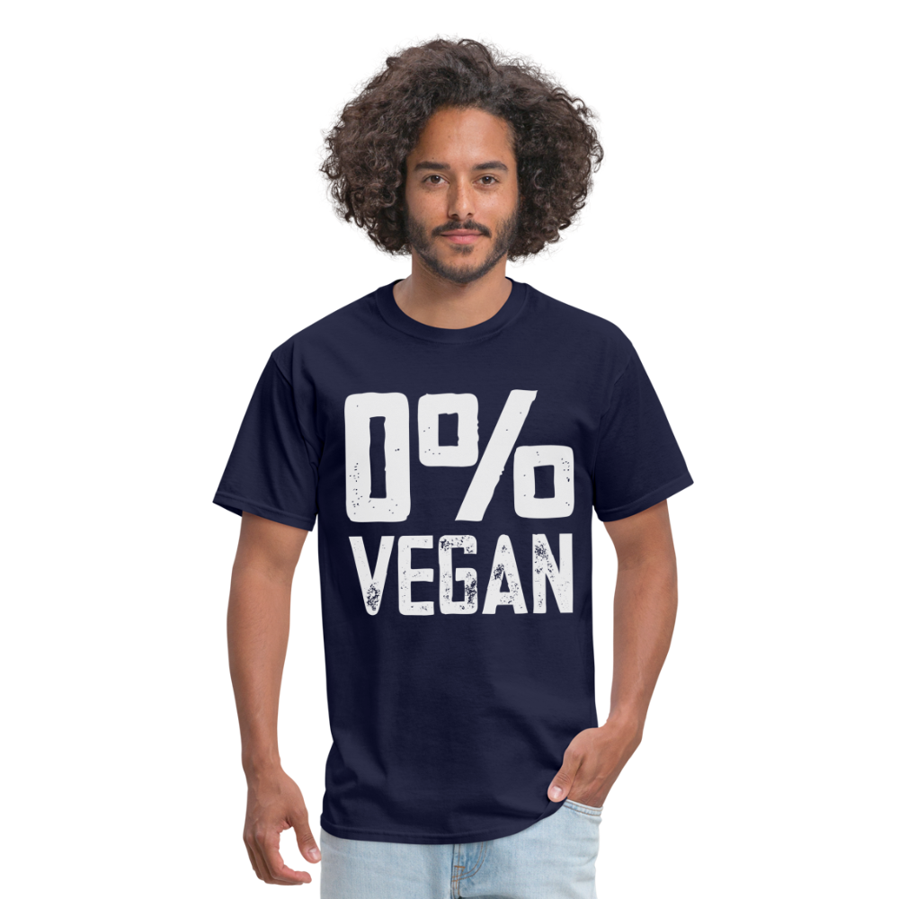 0% Vegan T-Shirt - navy