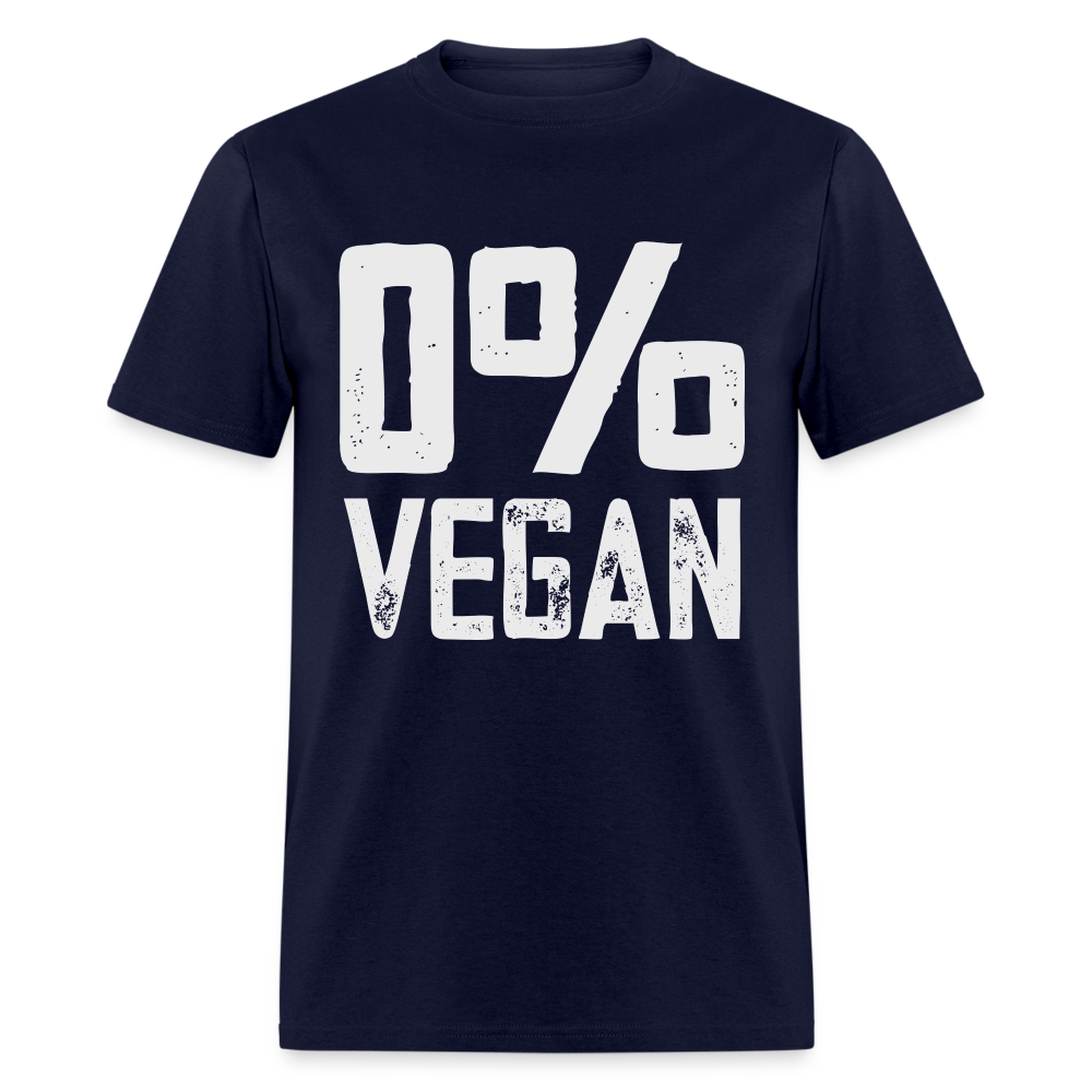 0% Vegan T-Shirt - navy