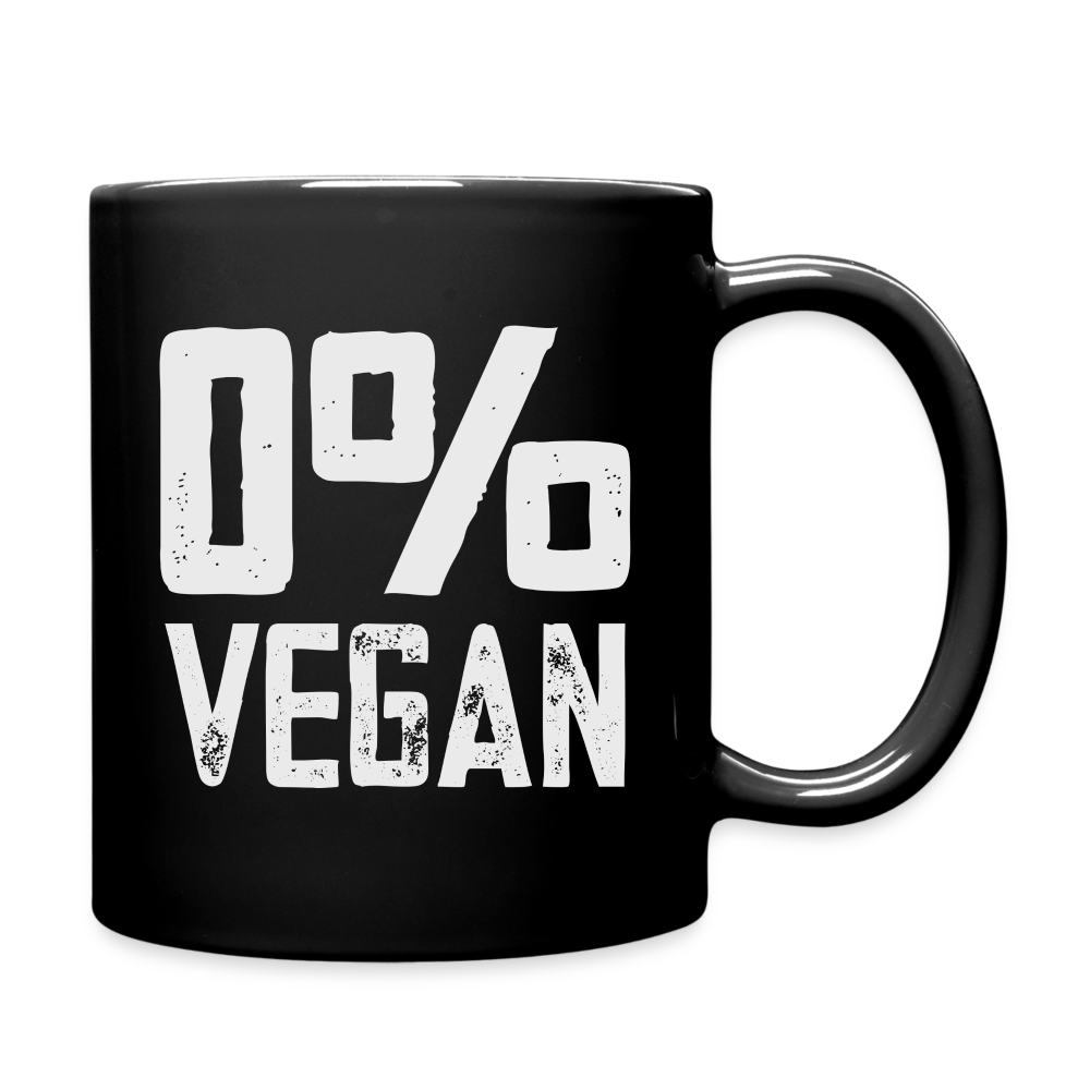 0% Vegan Mug - black