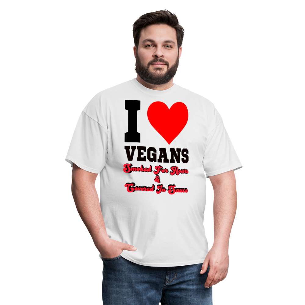 I Love Vegans T-Shirt - white